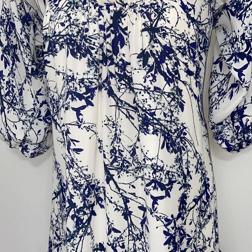 Parker Dress"WHITE THICKET" Dress Tunic Top Cold Shoulder Loose Fitting… - Picture 3 of 9